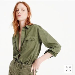 J Crew Boyfriend utility shirt